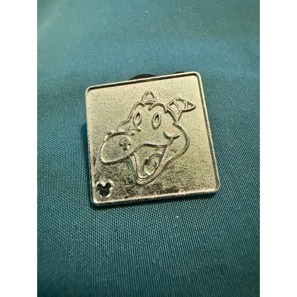Silver Figment Hidden Mickey Pin featuring Figment from EPCOT